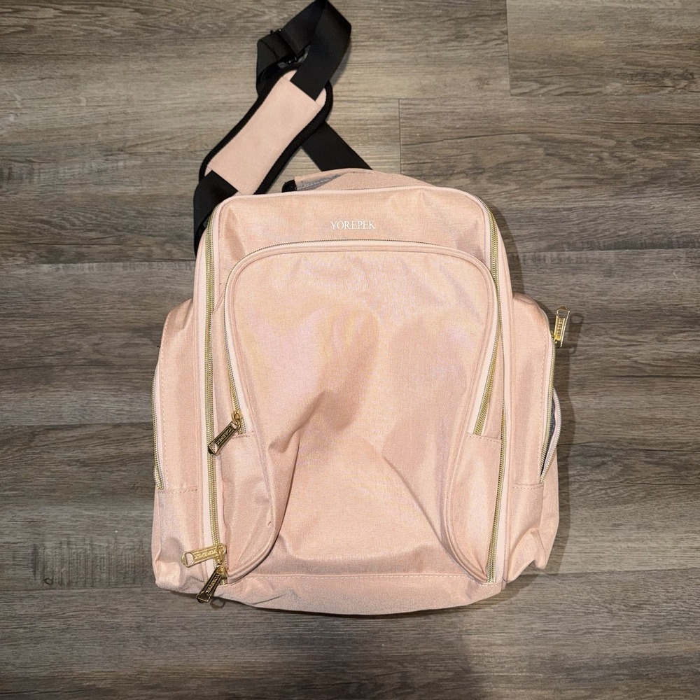 YOREPEK Pink Backpack Bag with Numerous Sections and Inner Pockets